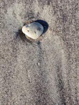 Stone on Sand