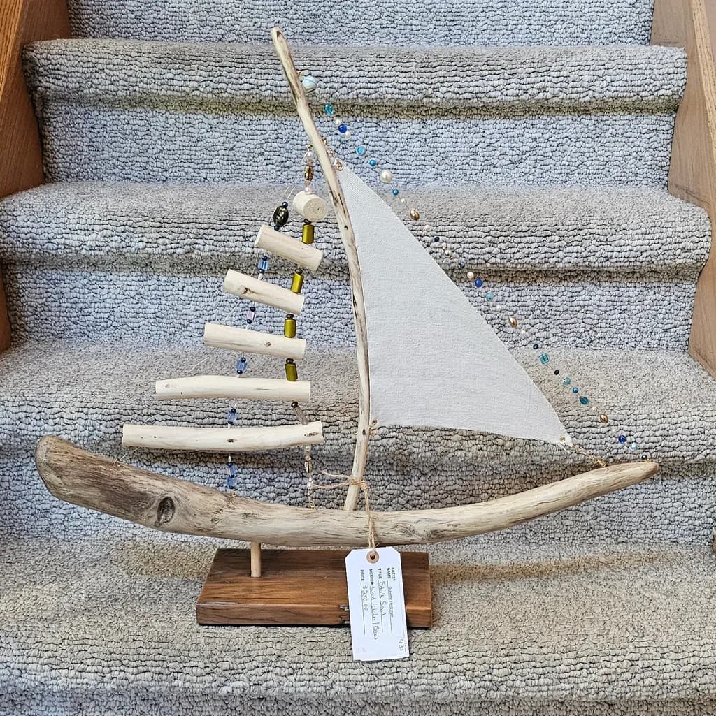 Driftwood Sailboat Mobile