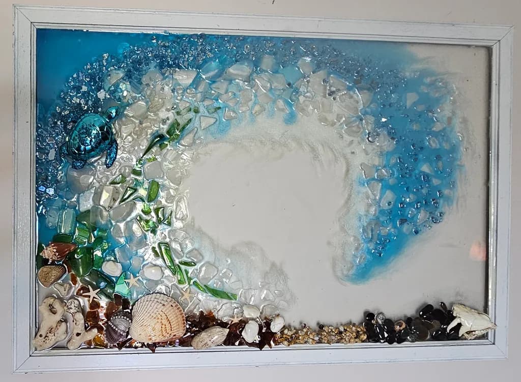 Ocean Mosaic Wave