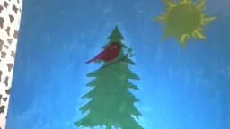 Cardinal’s Sunny Perch