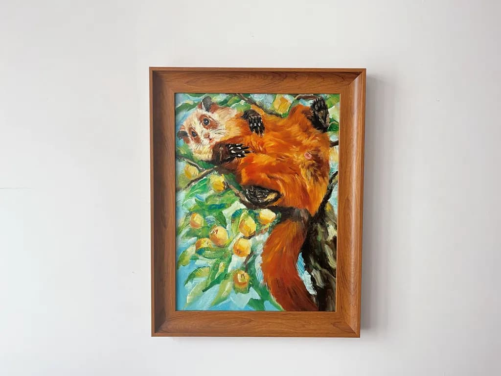 Playful Pine Marten
