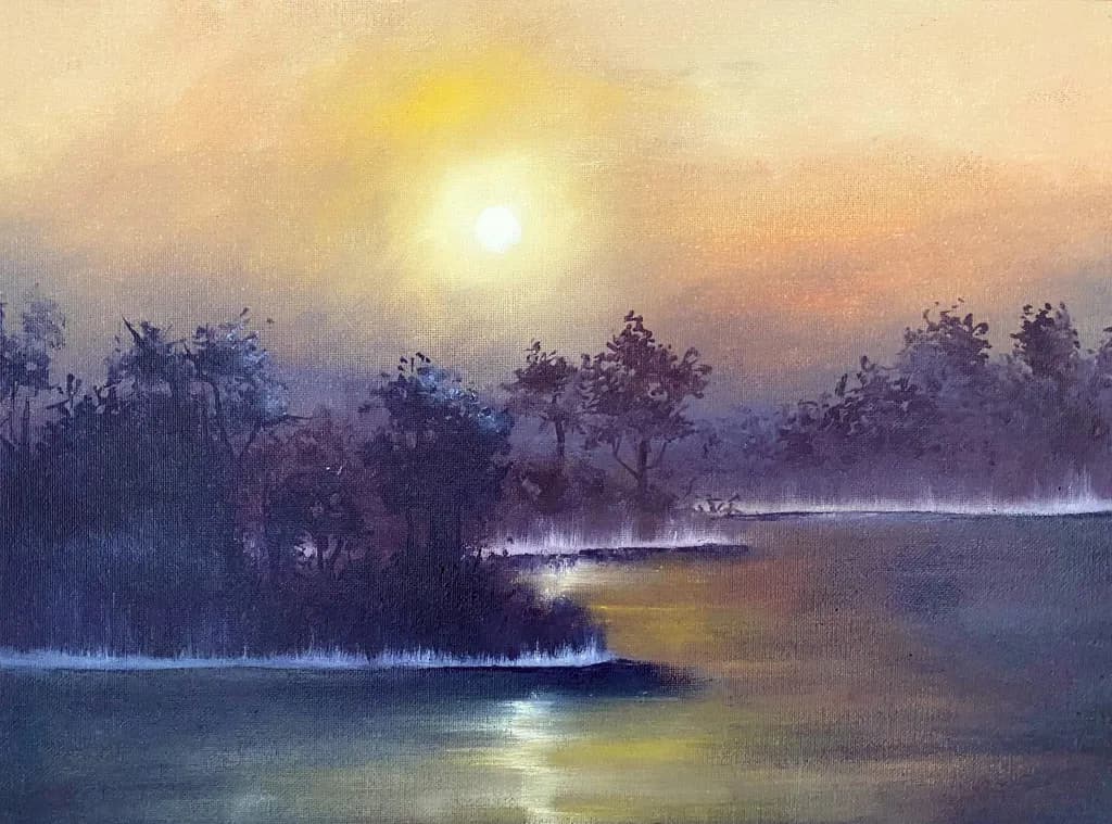 Misty Sunrise