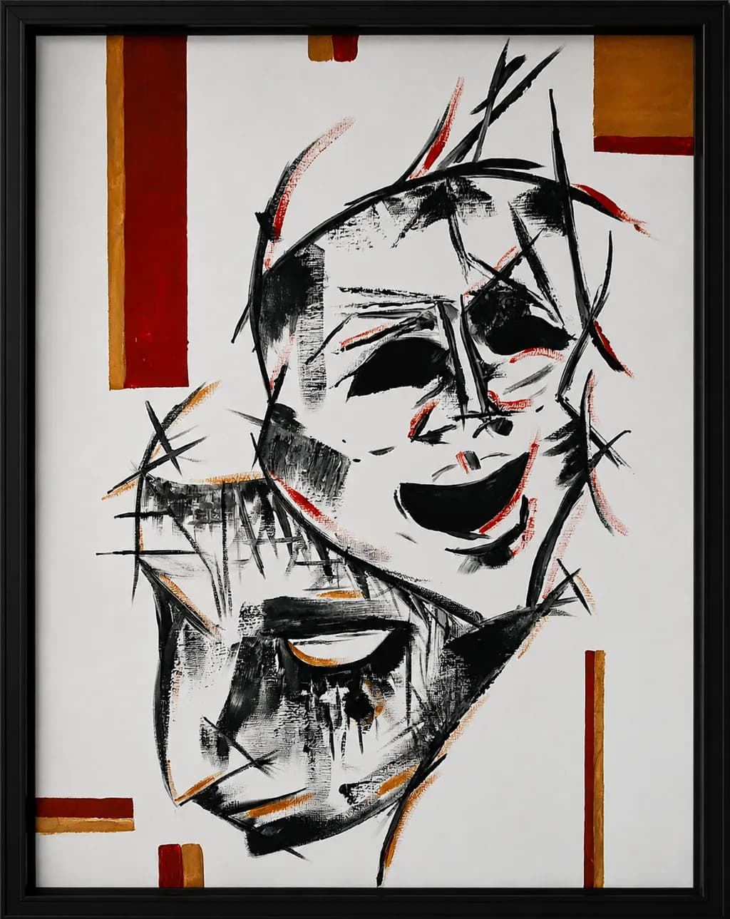 Abstract Faces Composition
