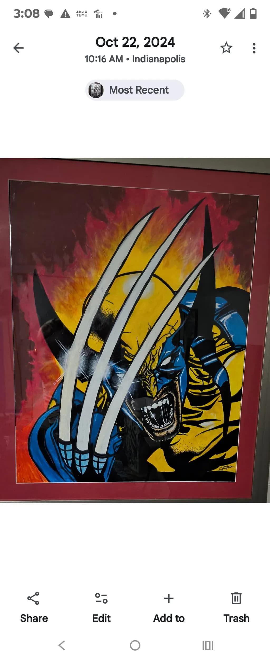 Wolverine Claws Inferno