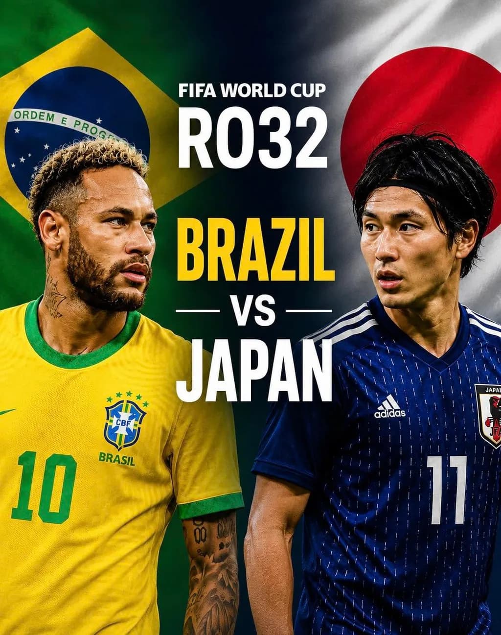 Brazil vs Japan Showdown