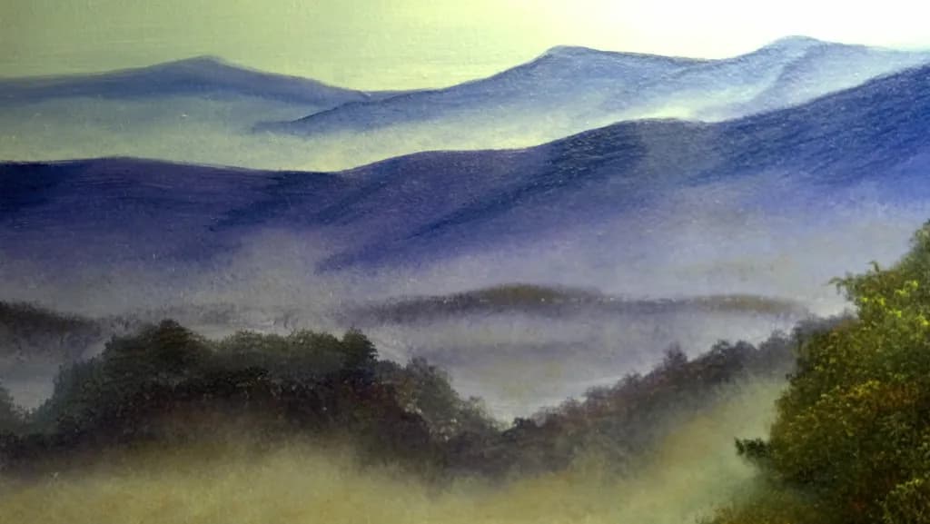 Misty Blue Ridges