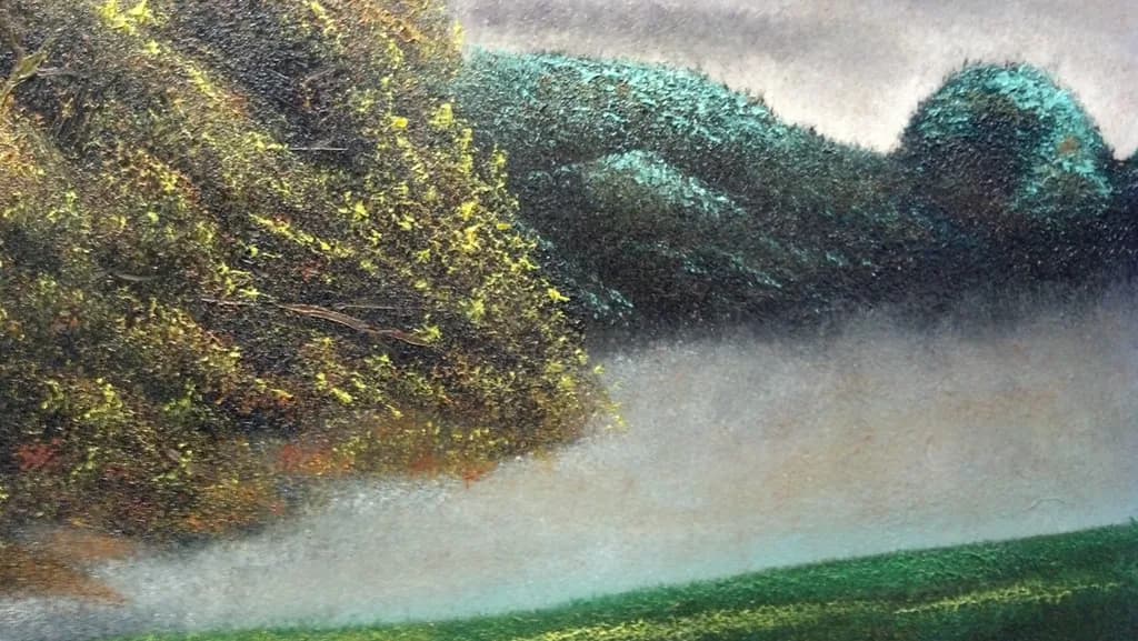 Misty Woodland Edge