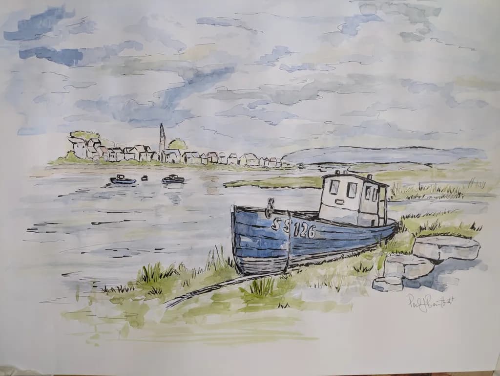 Boat by the Shore