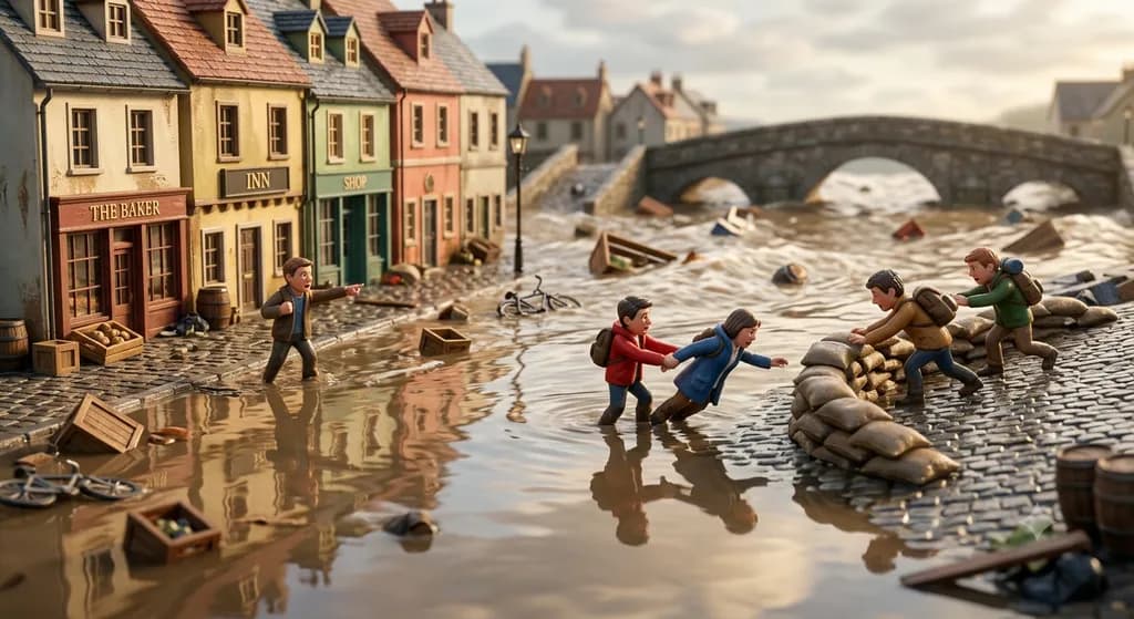 Flooded Village Rescue
