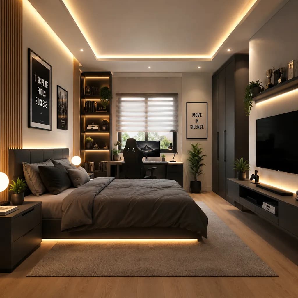 Modern Minimalist Bedroom