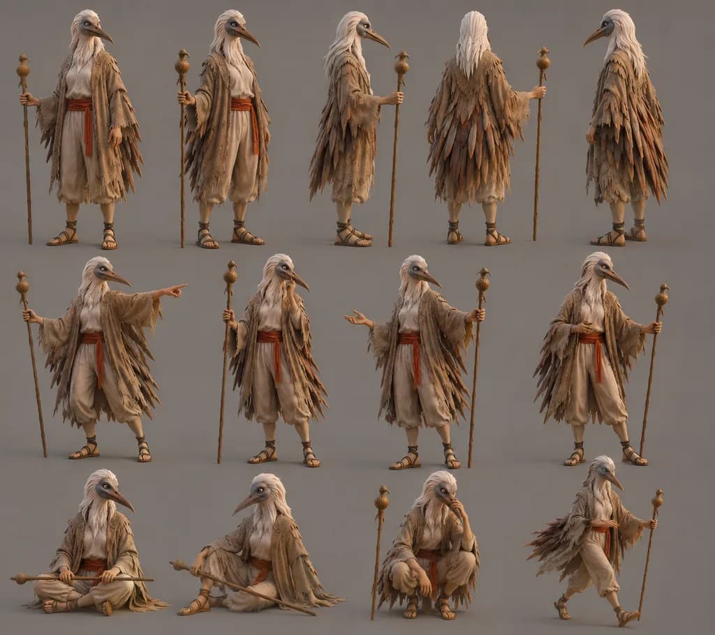 Heron Guardian Woman