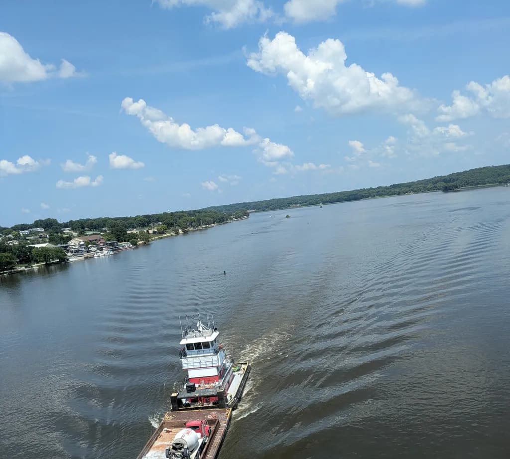 River Tugboat Journey