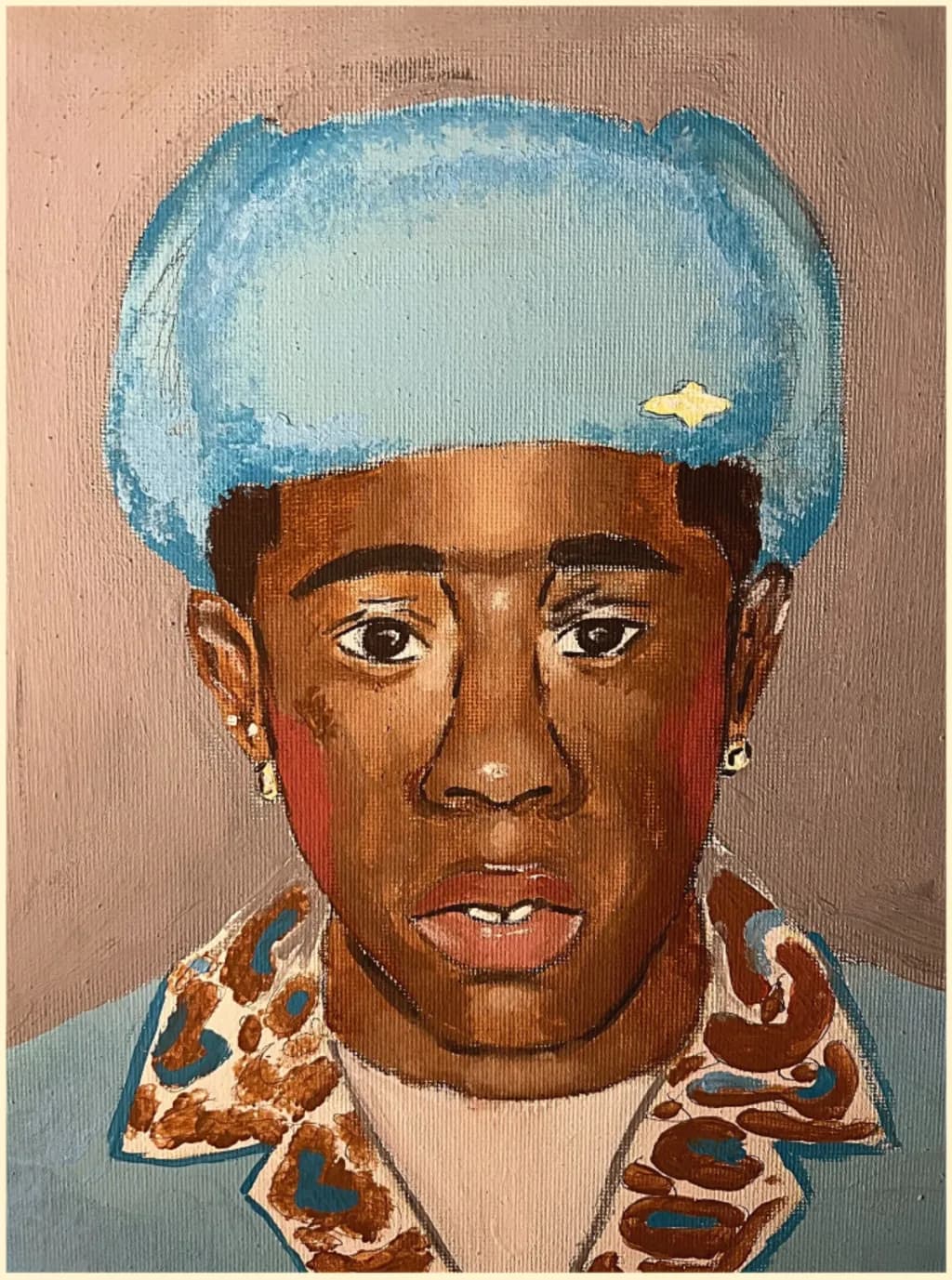 Blue Beret Portrait