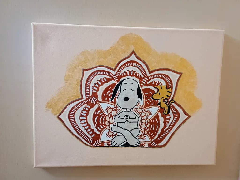 Meditative Snoopy