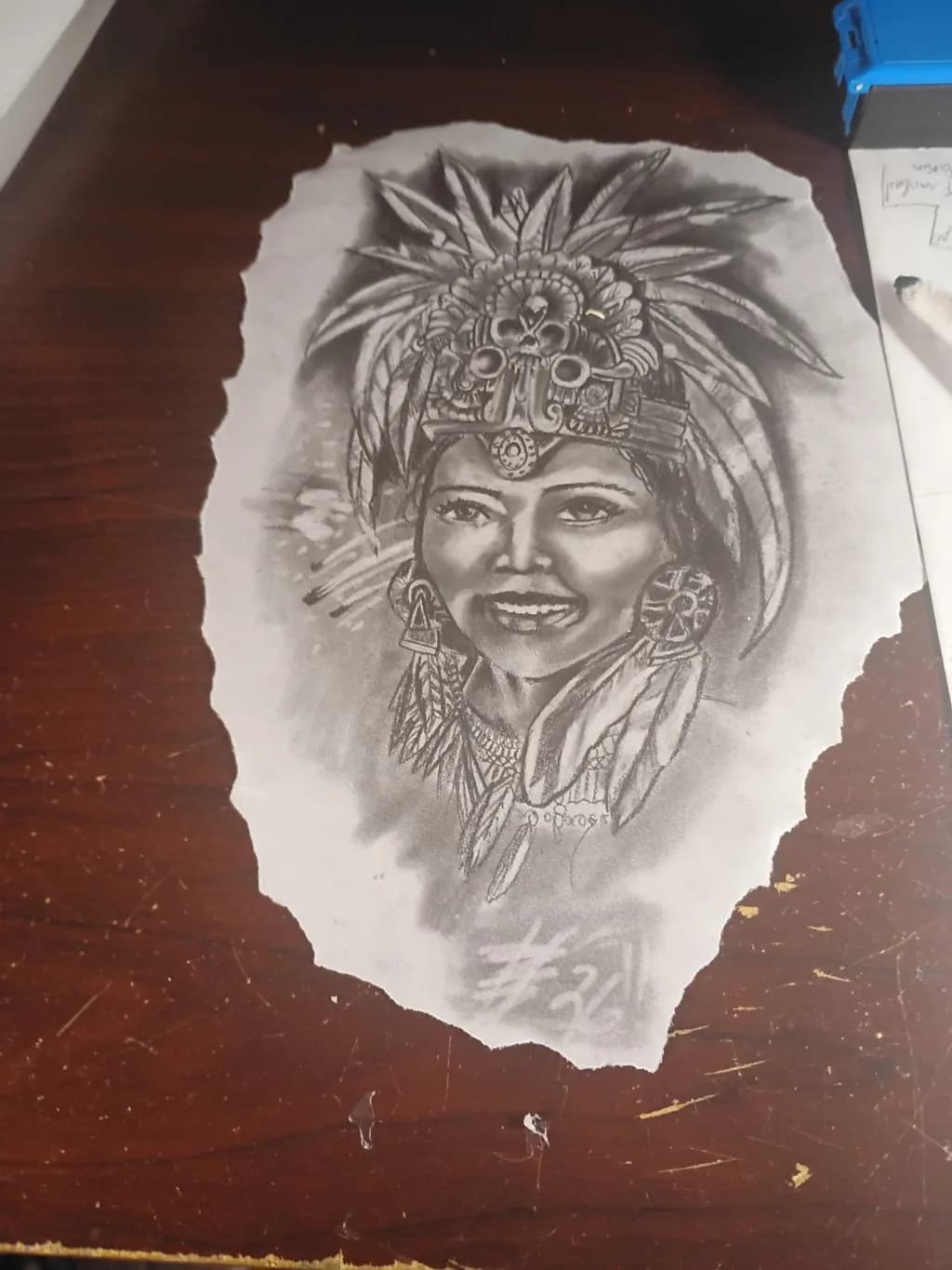 Tribal Headdress Portrait