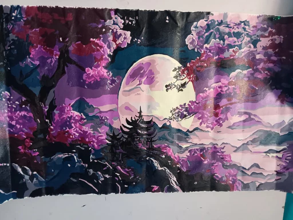 Moonlit Sakura Vista