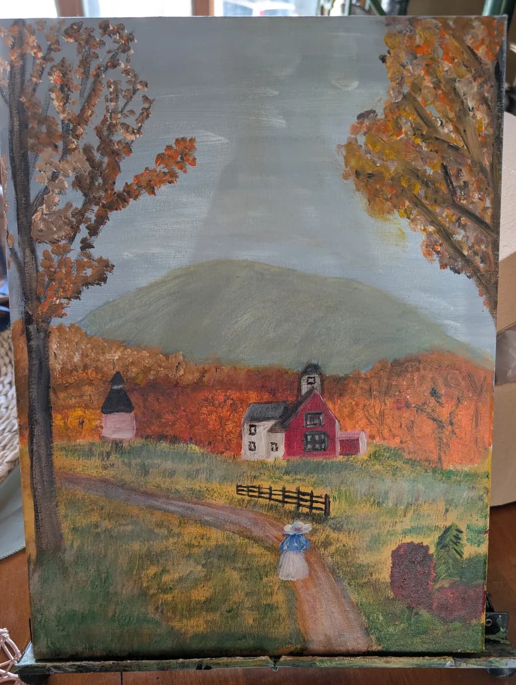 Autumn Pathway to the House