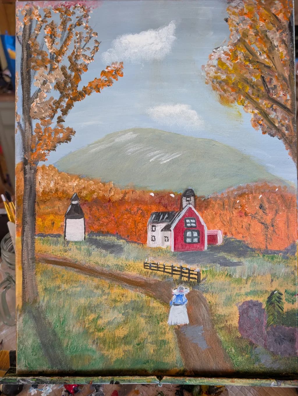 Autumn Farmstead Path