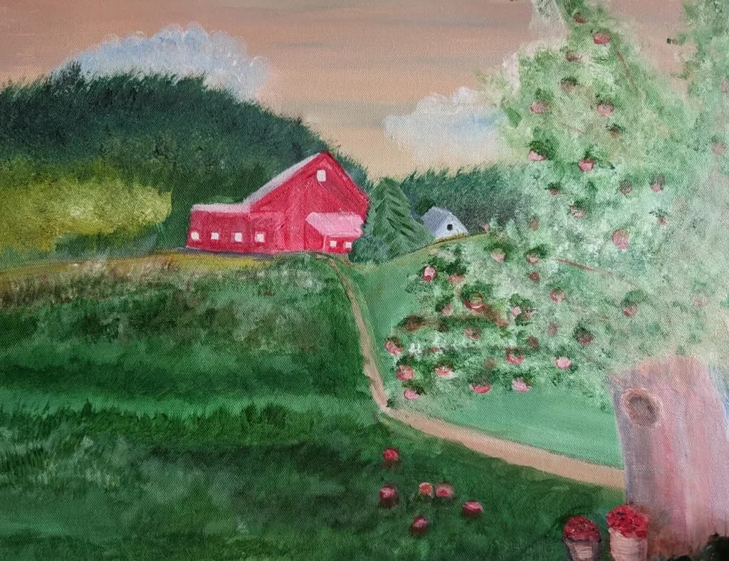 Apple Orchard Barn Path