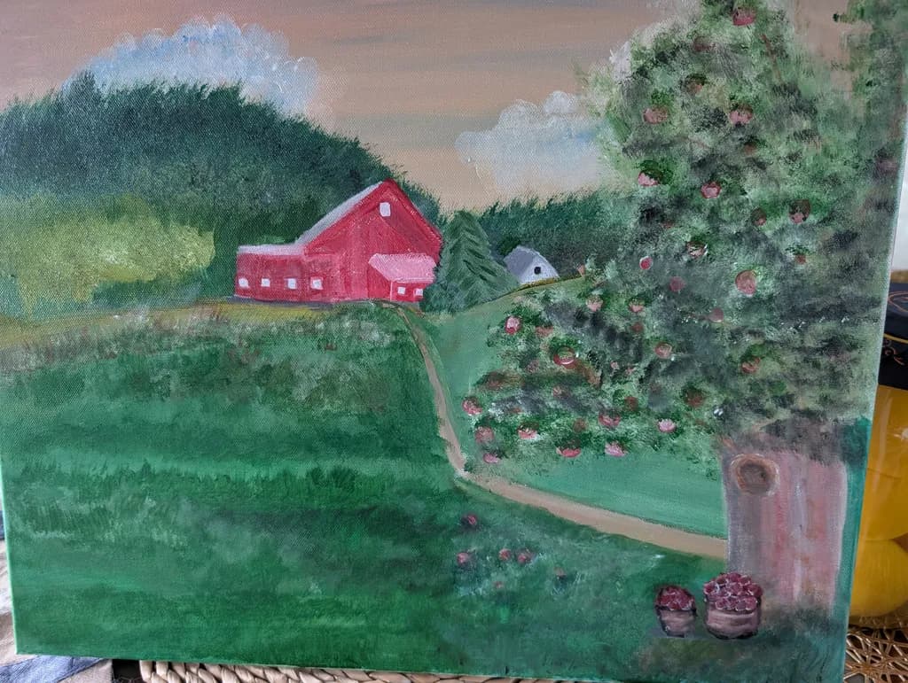 Apple Orchard Barn Path