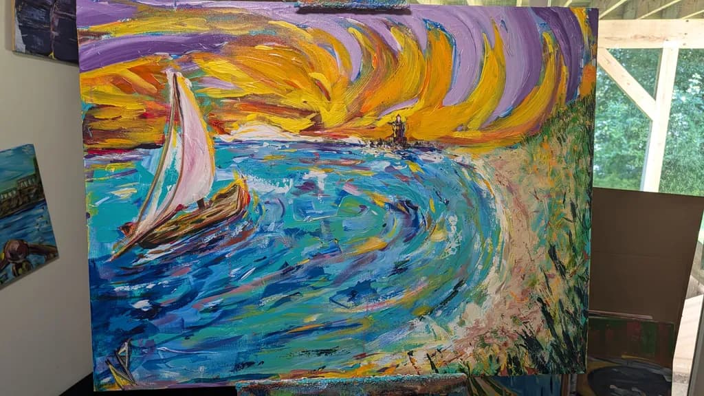 Sail at Sunset