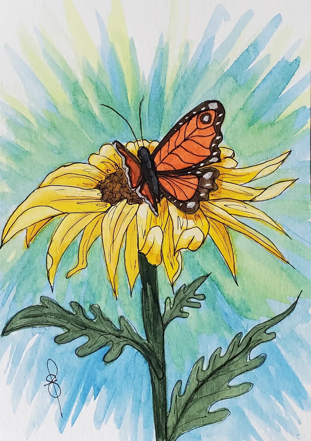 Sunlit Monarch