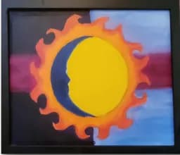 Solar Eclipse Contrast
