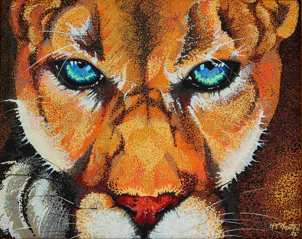 Mountain Lion Eyes