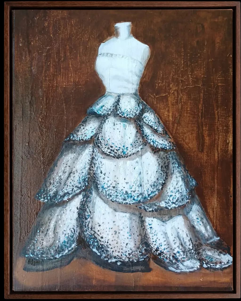 Blue-White Dress