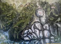 Shadowed Rock Formation