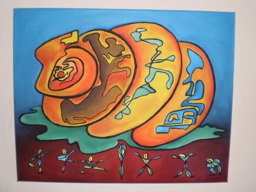 Global warming, oil on canvas, 40 x 50 cm, 2009