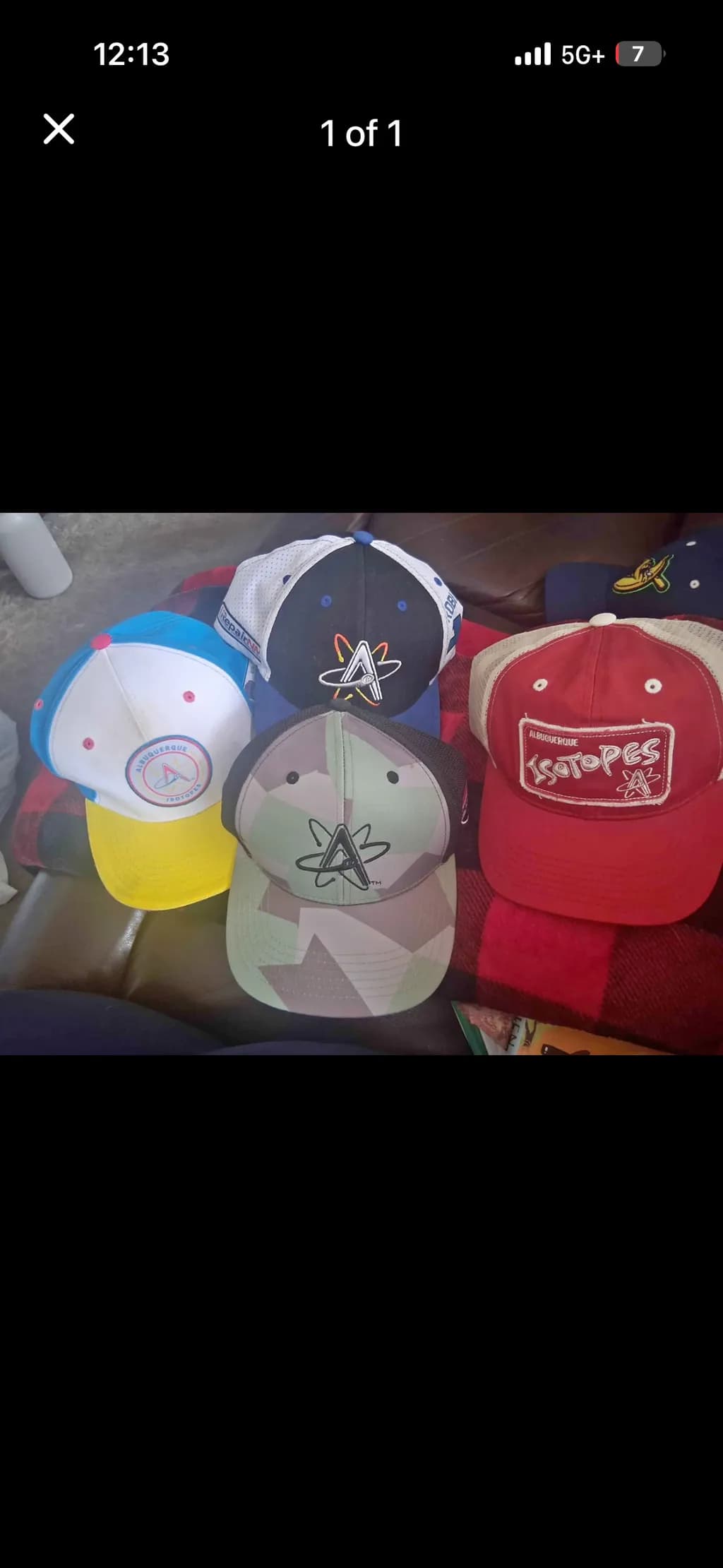 Albuquerque Isotopes Caps Collection
