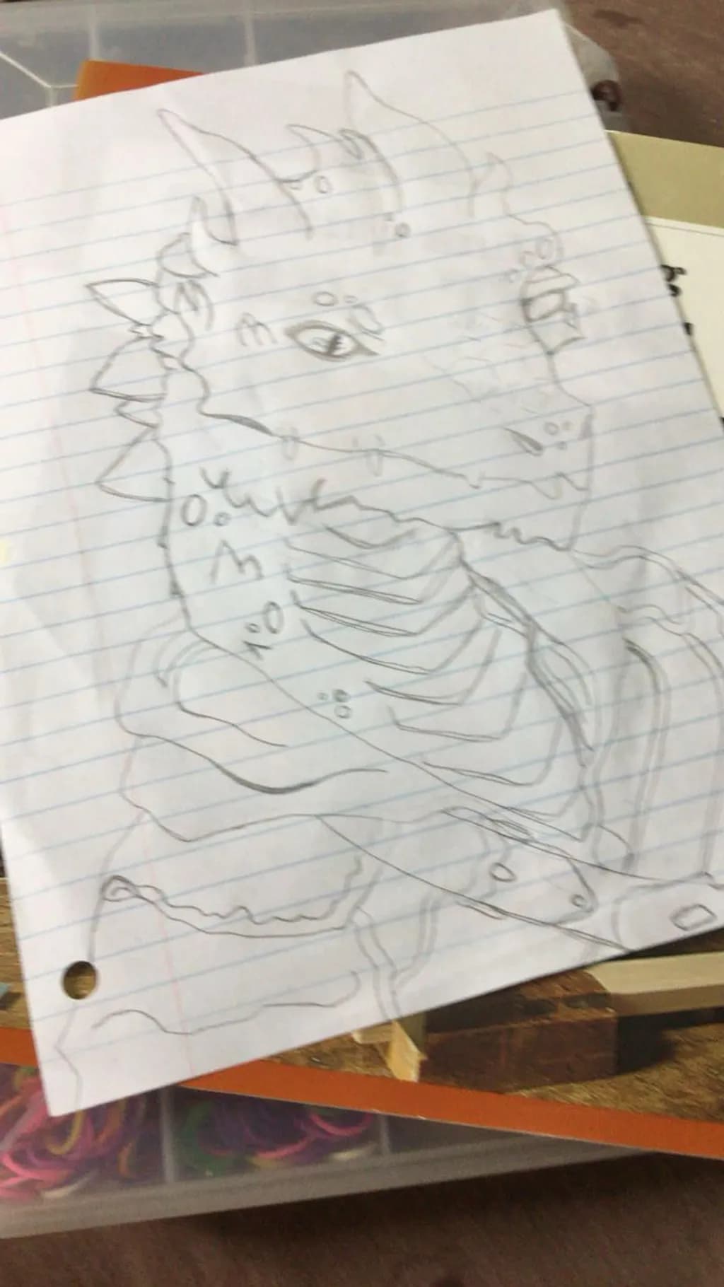 Dragon Profile Sketch