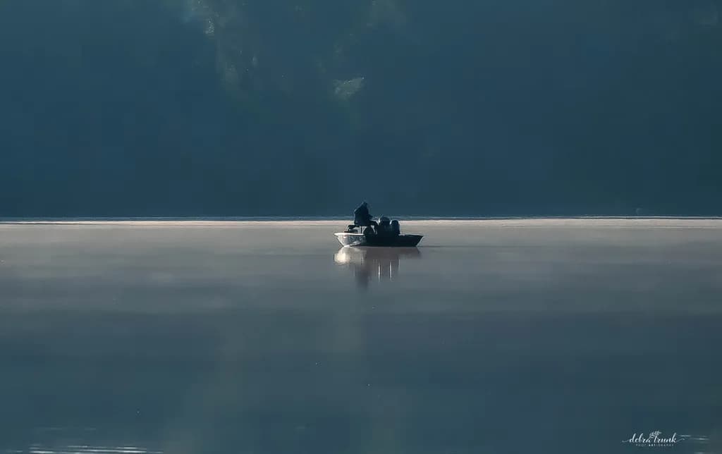 Serene Lake Fishing
