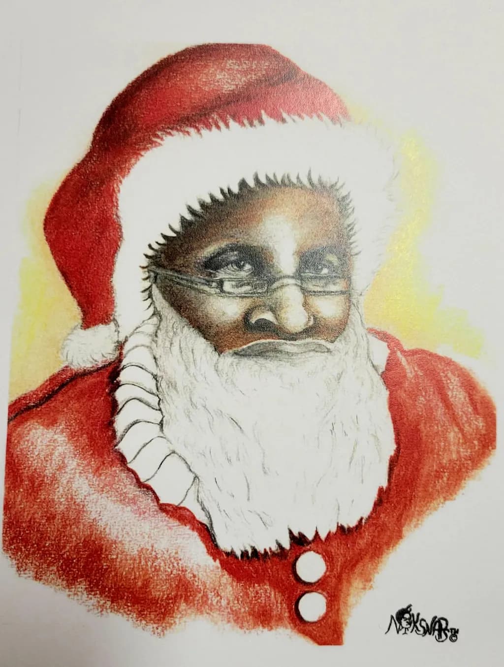 Santa Reflection
