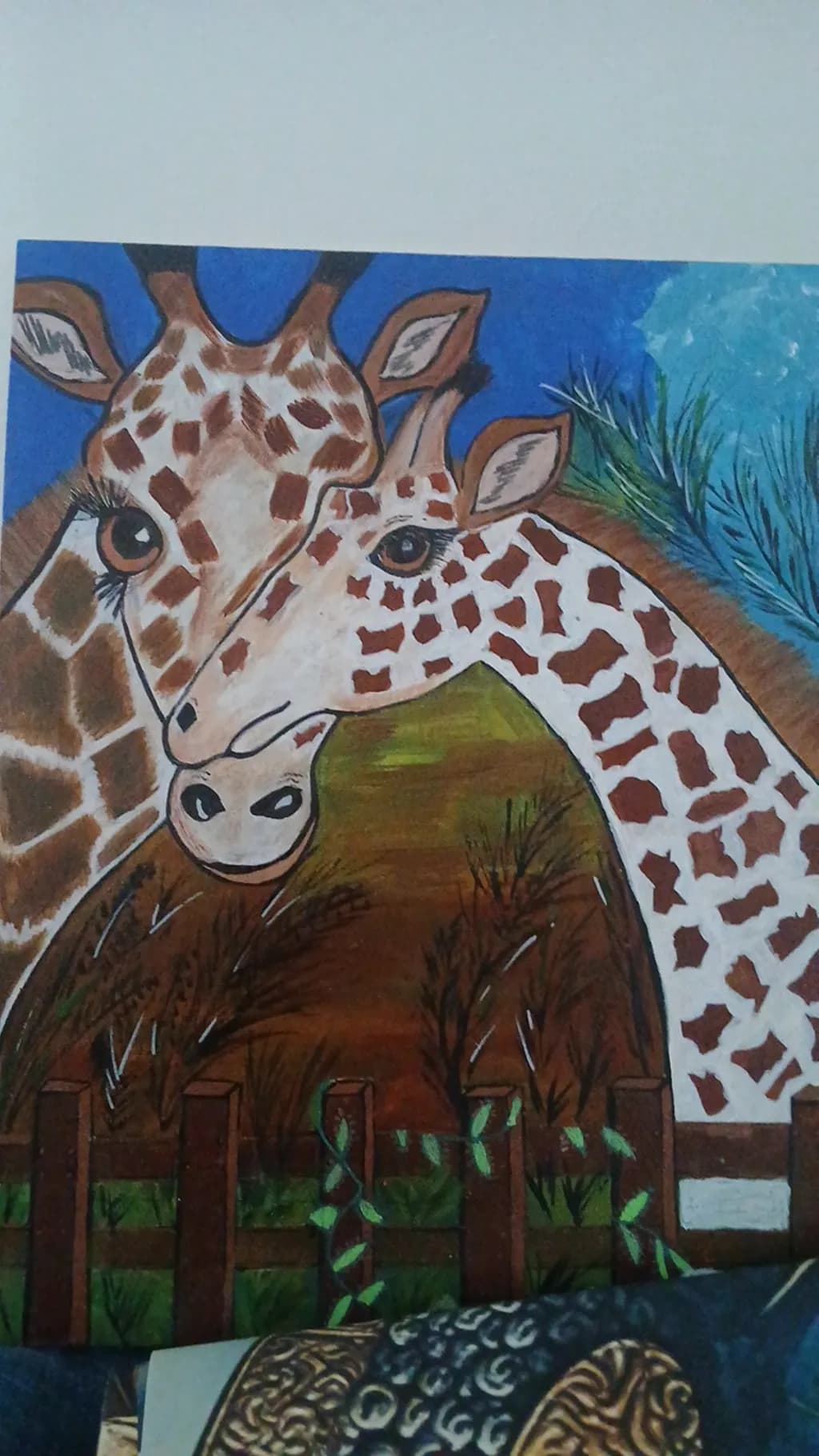 Giraffes Embrace