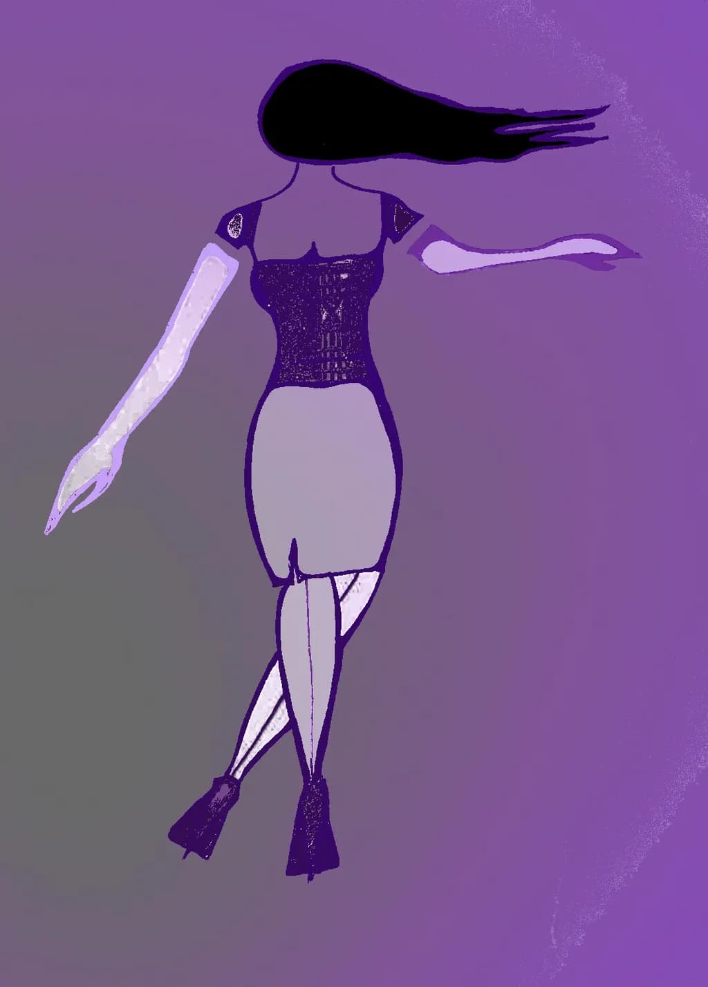 Purple Silhouette