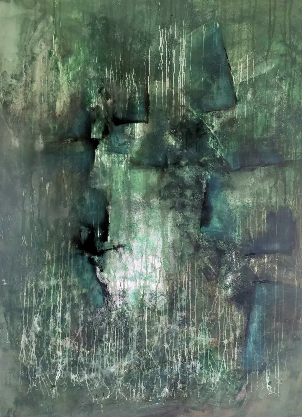 Green Veil Abstract