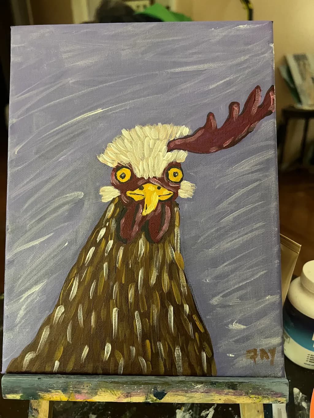 Curious Rooster