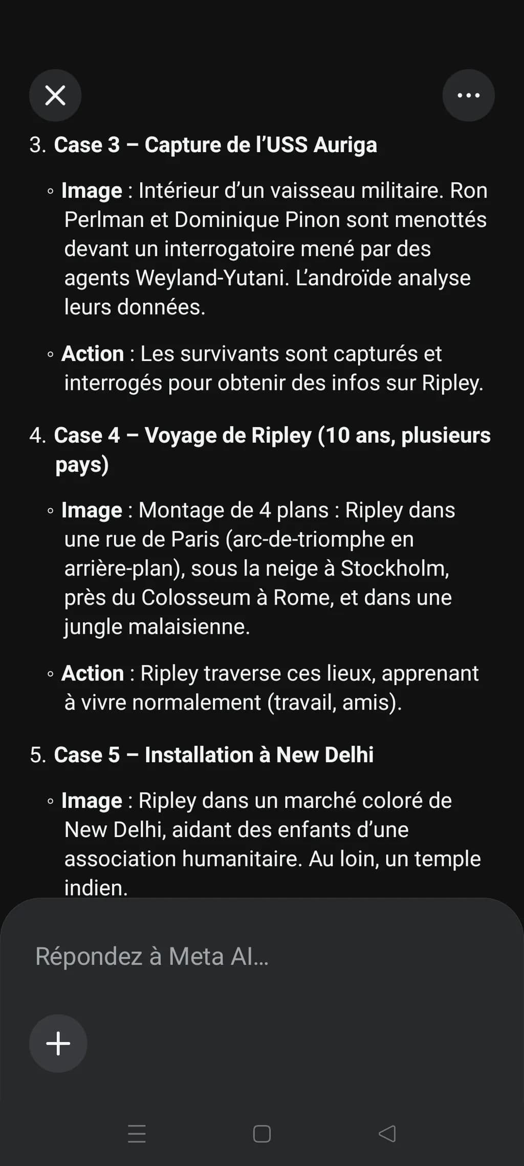 Voyage de Ripley
