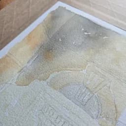 Faded Watercolor Veil