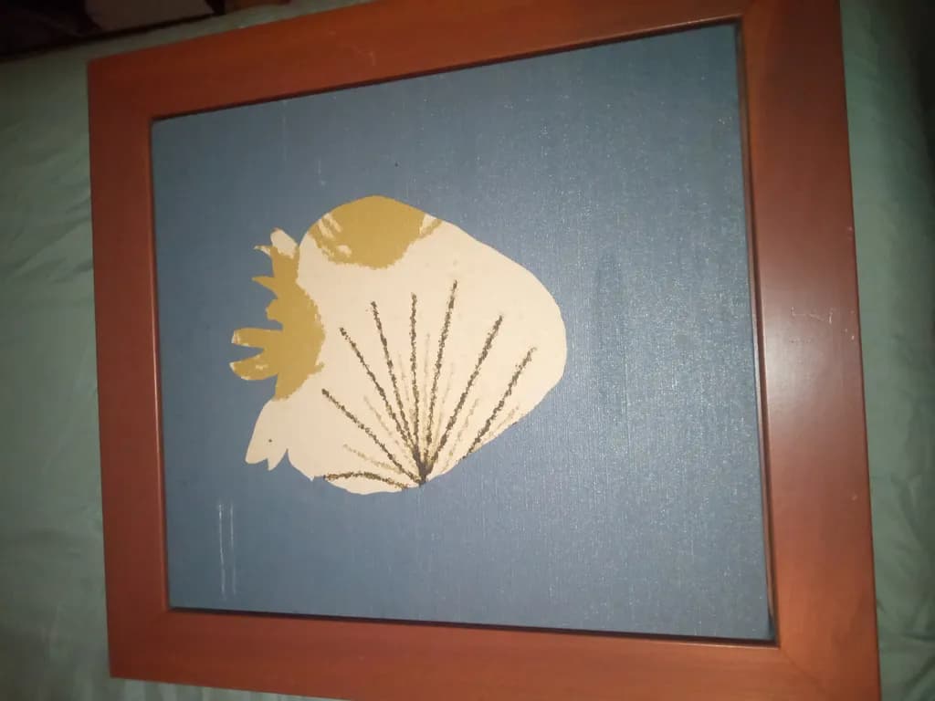 Golden Shell Silhouette