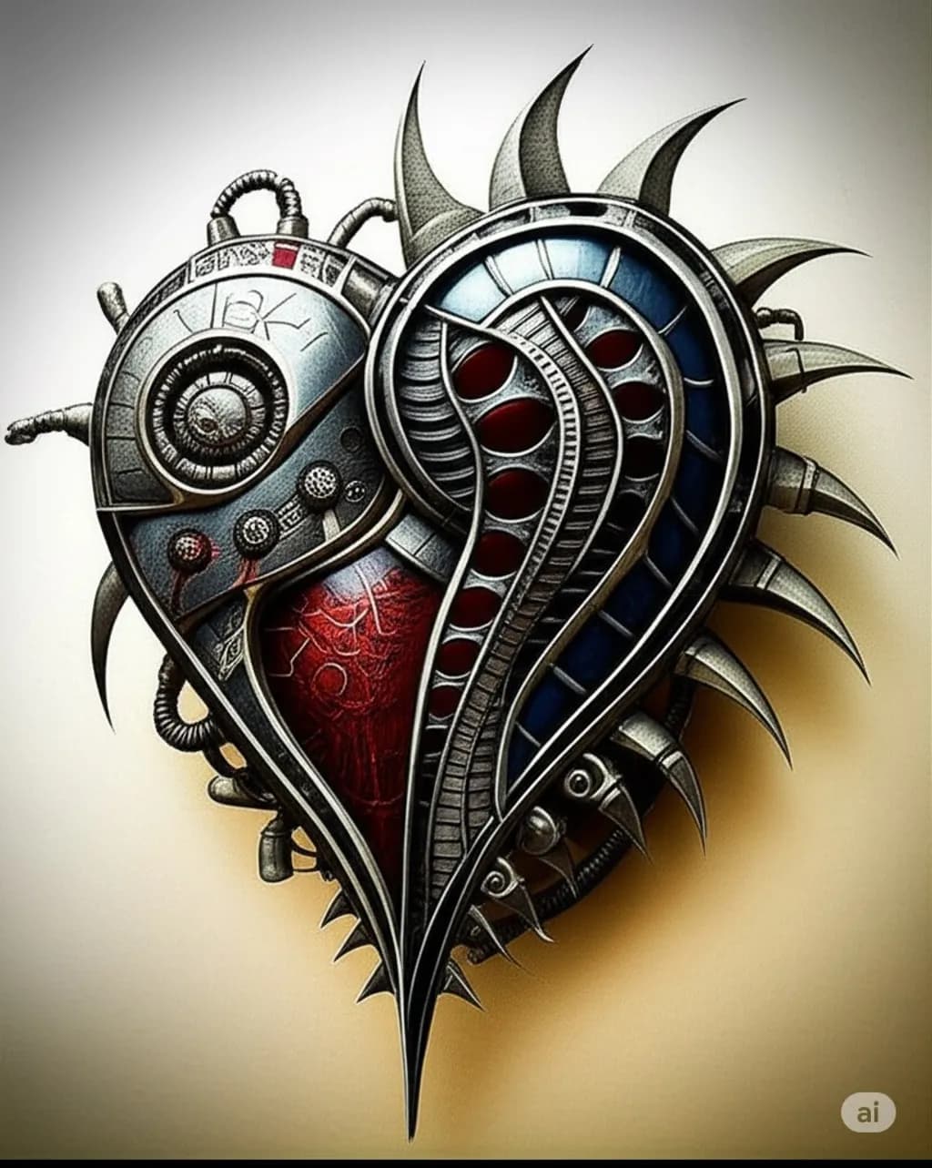 Steampunk Gothic Heart