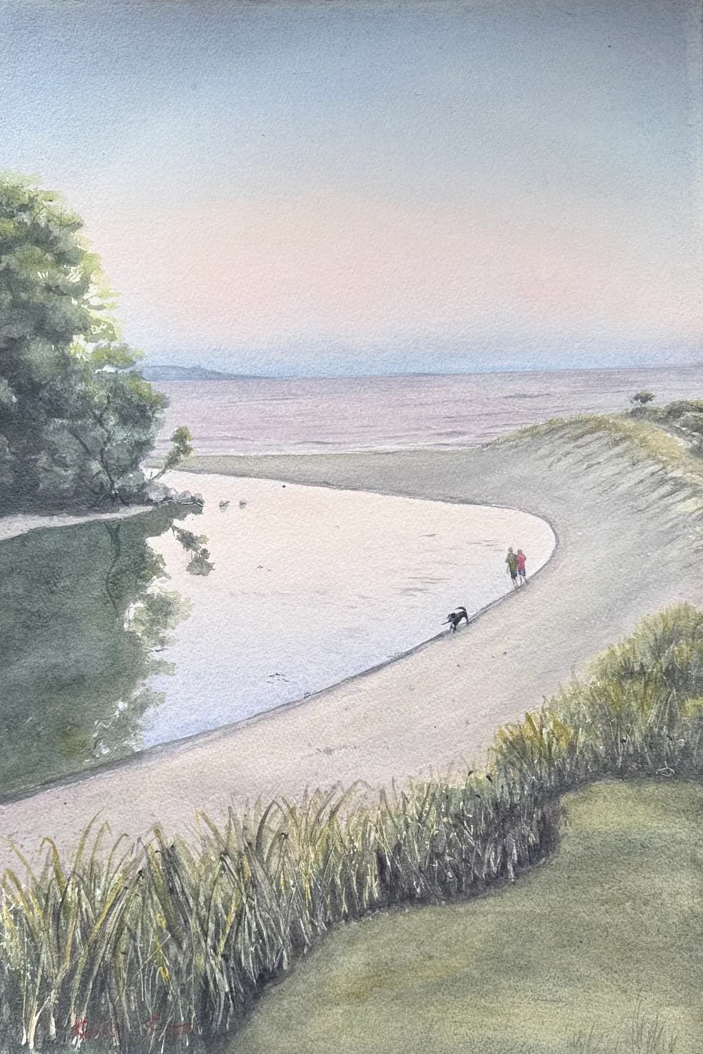 Dusk on the Beach