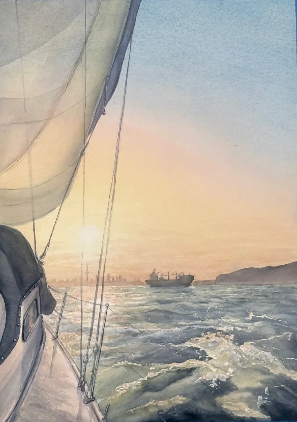 Sailing into Sunset