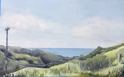 Coastal Hillside Oceanscape