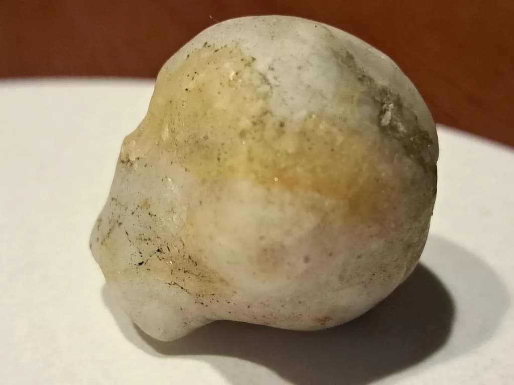 Weathered Stone Skull