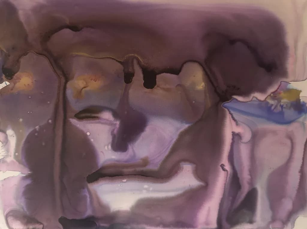 Blurred Violet Depths
