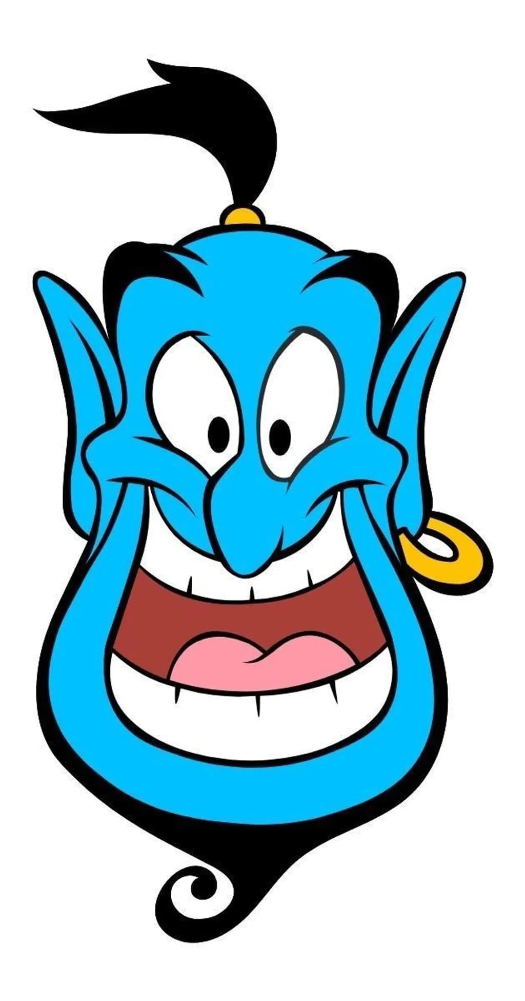 Blue Genie Grin
