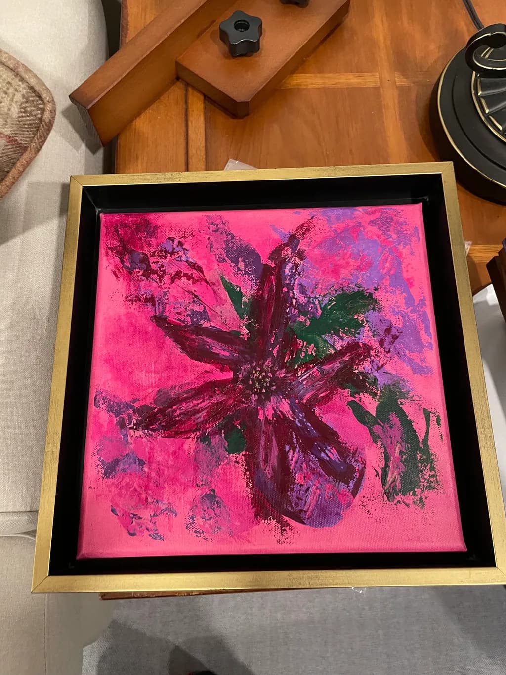 Crimson Flower Burst